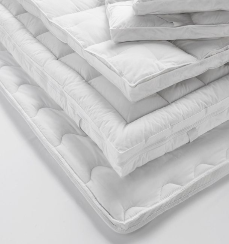 White Duck Down & Feather Topper